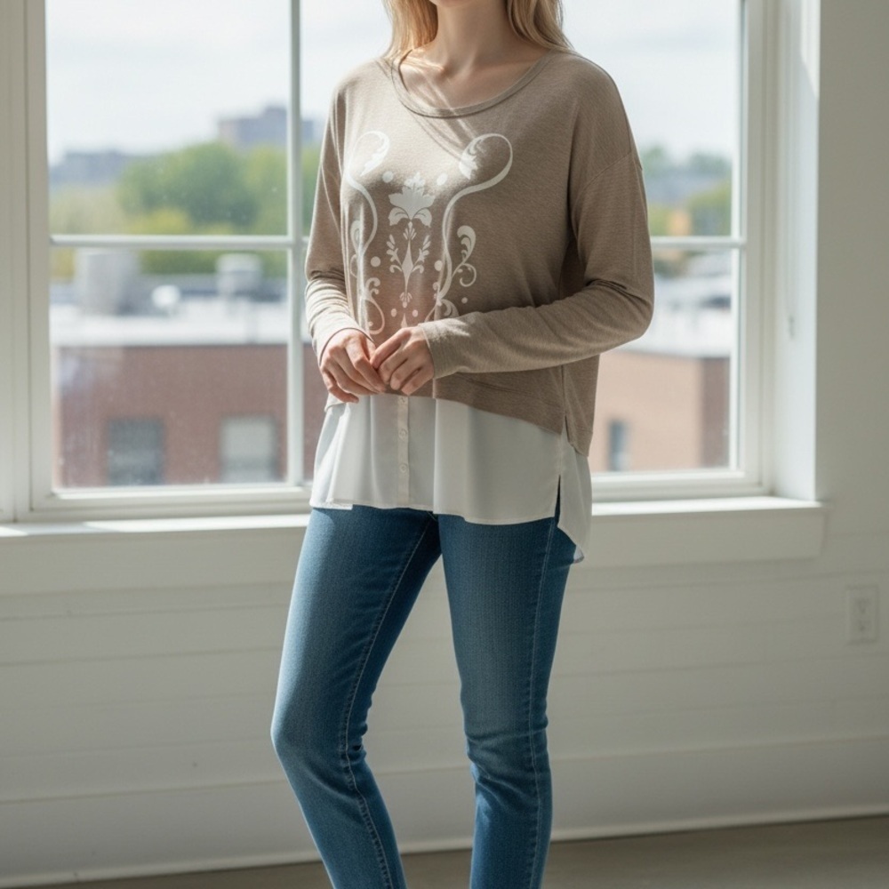 KENSIE Blouse- size M